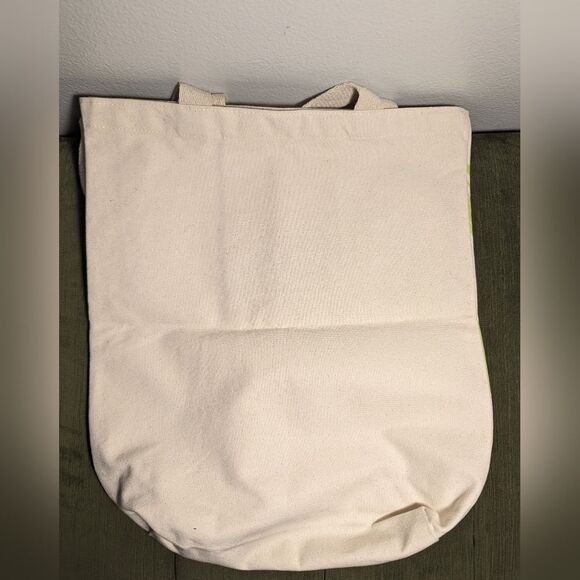 Mud Pie Vitamin Sea Tote Canvas Beach Bag - Picture 2 of 10